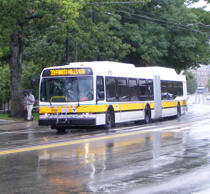 MBTA Boston New Flyer DE60LFR 1204